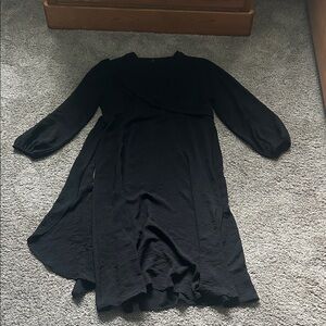 SHEIN Black Long Sleeve Dress